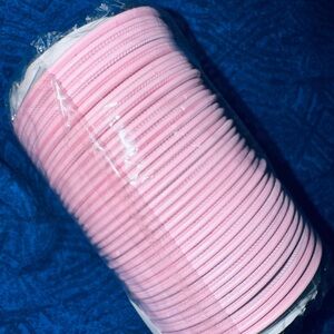 Pink Elastic Hair Ties